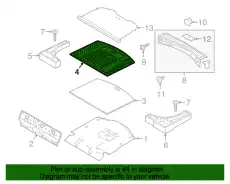 Коврики в салон FORD DJ5Z-7811600-BA