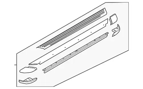 Подножка 8L2Z-16451-CB FORD