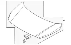 HOOD ASY DT1Z-16612-A FORD