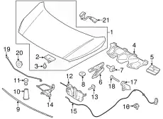 HOOD ASY DT1Z-16612-A FORD