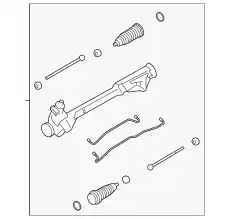 Редуктор рулевой 8A8Z-3504-FRM FORD