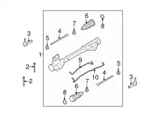 Редуктор рулевой 8A8Z-3504-FRM FORD