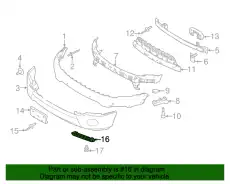 Решетка бампера FORD FL1Z-17E810-AA