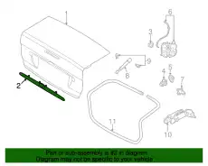 Ручка двери FORD 5S4Z-54430A70-BPTM