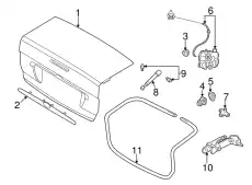 Ручка двери FORD 5S4Z-54430A70-BPTM
