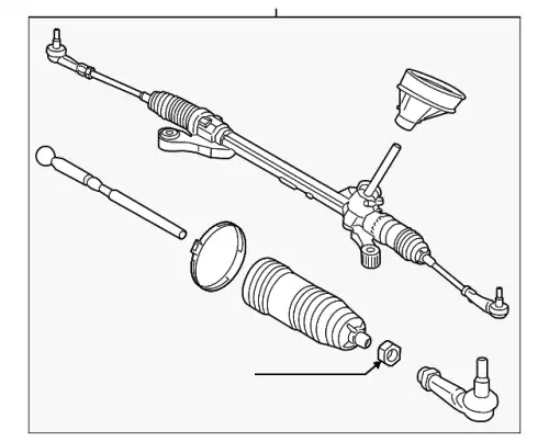 GEAR ASY - STEERING AE8Z-3504-A FORD
