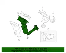 Катализатор 8E5Z-5G232-C FORD