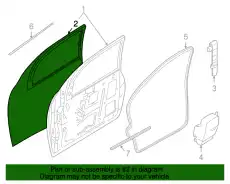 Панель двери передней левой 7S4Z-5420201-A FORD