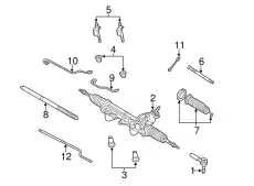 Редуктор рулевой 5L2Z-3504-DRM FORD