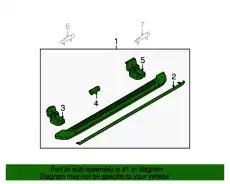 Подножка 8L2Z-16451-CD FORD