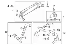 DUCT - AIR DB5Z6C646K FORD