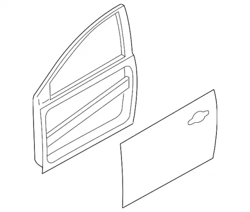 DOOR ASY - FRONT BM5Z5820125E FORD