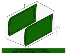 Стекло боковое 9L7Z-4029701-A FORD