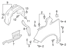GUARD DM5Z-16102-C FORD