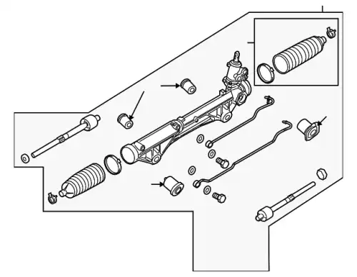 Рулевая рейка FORD AL3Z-3504-C