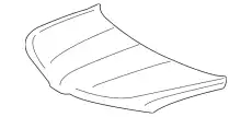HOOD ASY FA1Z-16612-A FORD