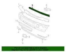 Кронштейн бампера 1L2Z-17859-BB FORD
