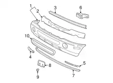 Кронштейн бампера 1L2Z-17859-BB FORD