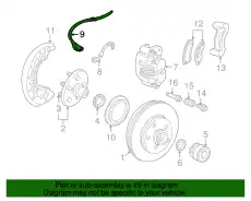 Датчик ABS FORD F87Z-2C204-GB