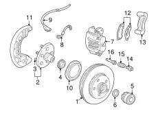 Датчик ABS FORD F87Z-2C204-GB