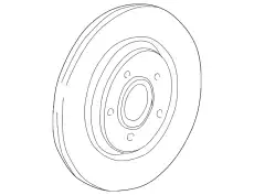 Тормозной диск FORD XW4Z-2C026-AA ,