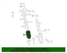 Пружина передней подвески AE5Z-5310-C FORD
