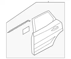 DOOR ASY - REAR EJ7Z-7824630-A FORD