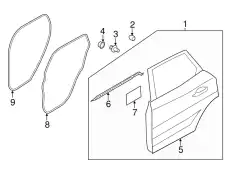 DOOR ASY - REAR EJ7Z-7824630-A FORD