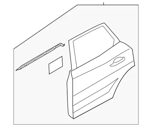 DOOR ASY - REAR EJ7Z-7824630-A FORD