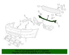 Кронштейн бампера 8G1Z-17D942-A FORD