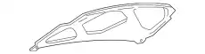 INSULATOR - HOOD FL1Z-16738-A FORD