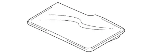 Стекло люка FORD 3W4Z-54500A18-AA