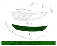 Решетка радиатора FORD DP5Z-17K945-BA