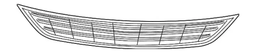 Решетка радиатора FORD DP5Z-17K945-BA