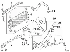 DUCT - AIR JL3Z-6C646-B FORD