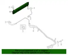Радиатор системы охлаждения двигателя FORD 7L1Z-7A095-B