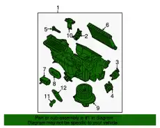 Корпус испарителя AS4Z-19B555-C FORD