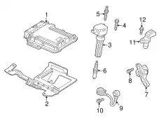 MODULE - ENGINE CONT CV6Z-12A650-CANP FORD
