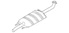 Глушитель 9L8Z-5230-G FORD