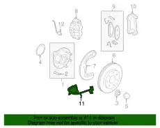 Шланг тормозной передний 4L3Z-2078-CD FORD