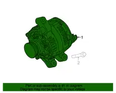 Генератор FORD BB5Z-10346-A