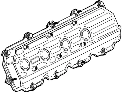 Крышка клапанная 7C2Z-6582-A FORD