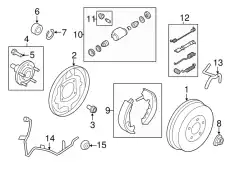 Ступица FORD 6L8Z-1109-BA