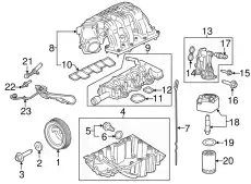 MANIFOLD ASY INLET FL3Z9424G FORD