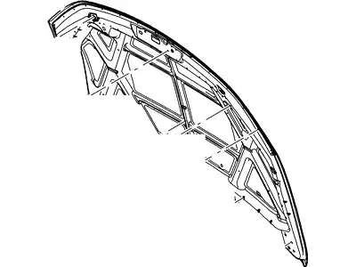 Капот 9H6Z-16612-A FORD