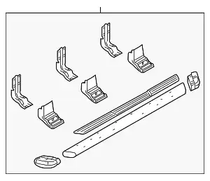 Подножка 4C3Z-16451-AAA FORD