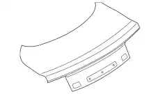 DOOR ASY - LUGGAGE COMPARTMENT FR3Z-7640110-C FORD