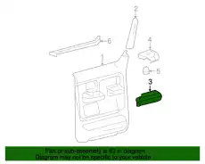 Ручка двери FORD 5L3Z-1624140-BAB