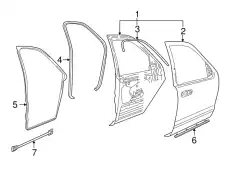 Дверь передняя левая 8L2Z-7820125-A FORD