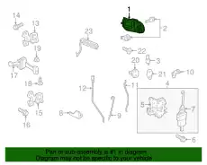 Ручка двери FORD 7L7Z-7822405-AL